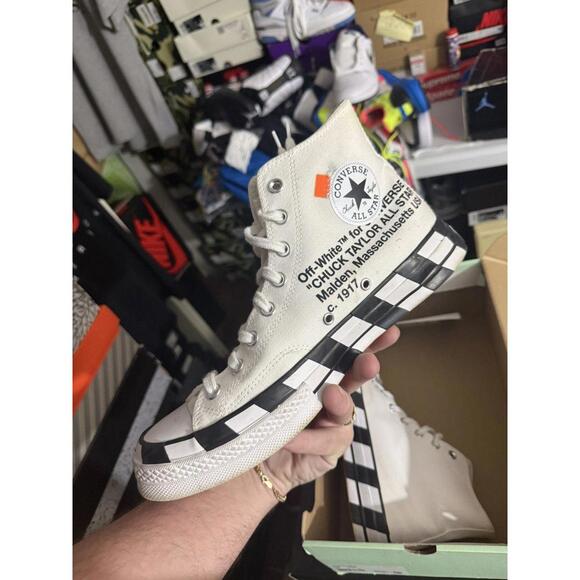 Off white converse sz 9.5 - Picture 3 of 7